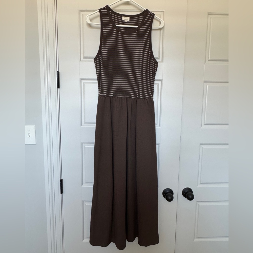 Z SUPPLY x EVEREVE Charlotte Midi Dress with Striped Bodice - Picture 4 of 7